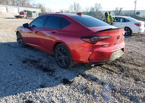 2022 Acura Tlx A-Spec Package z USA, uszkodzony, nr VIN 19UUB6F52NA002109